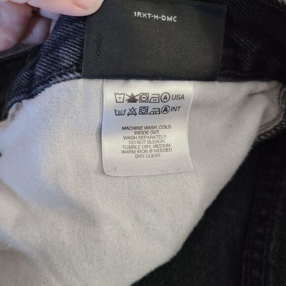 Harley Davidson Men's Black Label Black Wash Jeans 36 X 32 - Picture 7 of 9